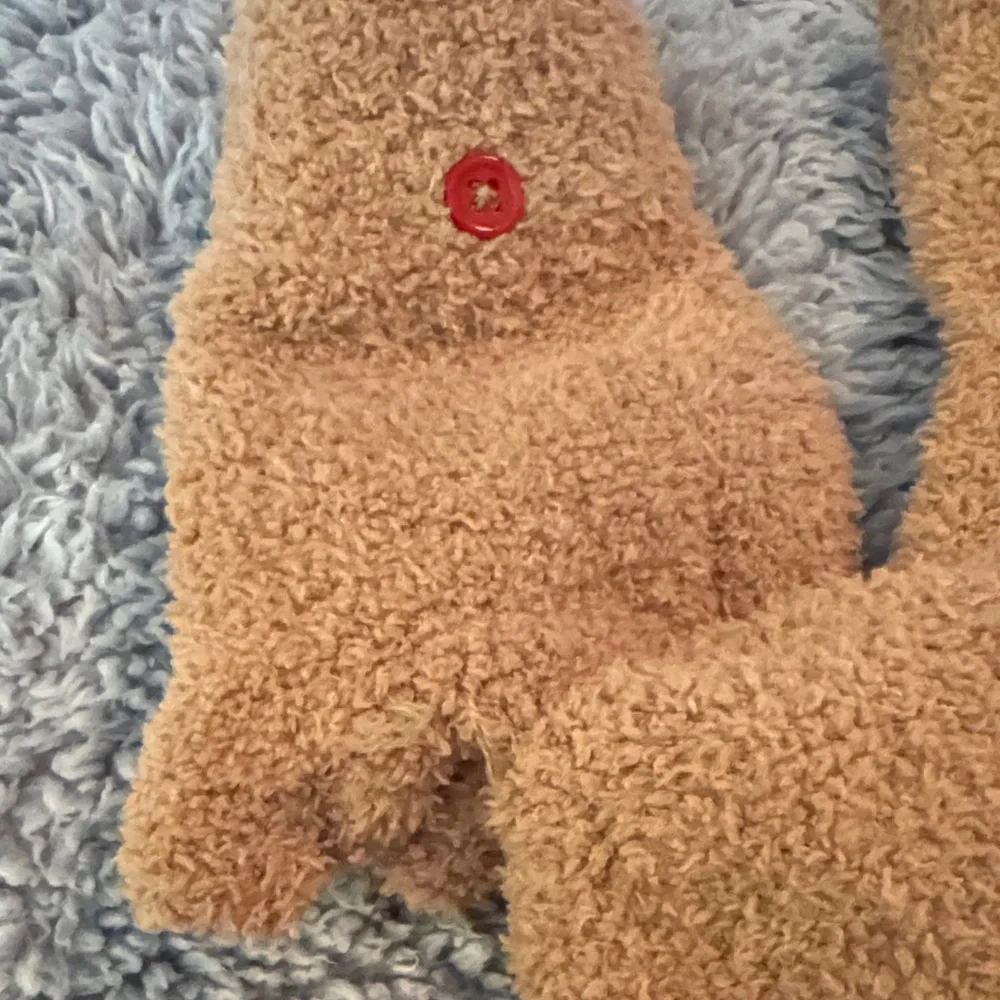 Kids Cozy Brown Reindeer Mittens - Brown